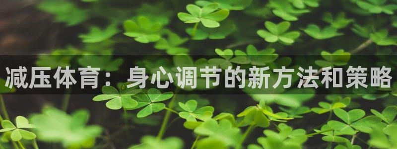哈哈体育十年：减压体育：身心调节的新方法和策略